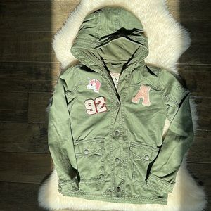Girls Abercrombie kids field jacket size 9/10